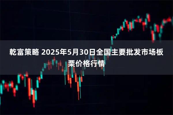 乾富策略 2025年5月30日全国主要批发市场板栗价格行情