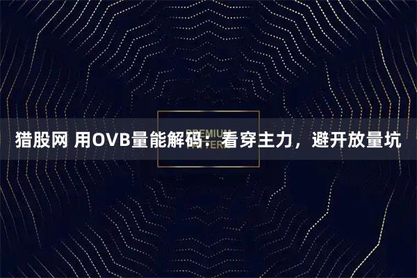 猎股网 用OVB量能解码：看穿主力，避开放量坑